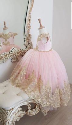 This is a handmade beautiful gown perfect for any occasion can customize to your liking if you have any questions feel dress to message me thank you Pink And Gold Dress, Birthday Gown, Gown Birthday, Toddler Birthday Dress, Quinceanera Pink, Flower Girl Gown, Girls Princess Dress, Rose Gold Dress