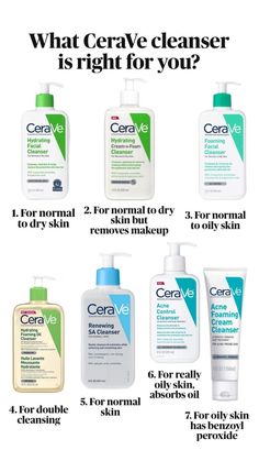 Cleanser Routine, Cerave Cleanser, Men Skin Care, Skincare For Oily Skin, Clear Healthy Skin