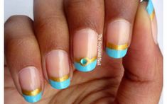 Create a Fairytale Look With 50 Fun and Easy Ideas For Disney Nails Jasmine Nails, Disney Jasmine, Nails Easy, Super Nails