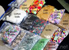 there are many different types of candy in the bag