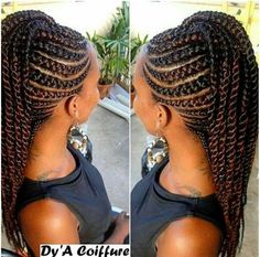 Milkmaid Braid Black Women, Mohawk Hairstyles For Black Women Braids, Cornrow Updo Hairstyles For Black Women, Braided Ponytail Black Women, Braids For Older Black Women Over 50, Updo Cornrows, Braids Mohawk, Big Cornrow Braids, Mohawk Braid Styles