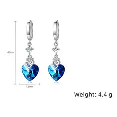 💙✨ ¡Cautiva corazones con nuestros Pendientes de Circonitas en Forma de Corazón de Cristal Azul en Plata de Ley 925! 🌟💎

 Con impresionantes piedras de circonita de cristal azul en una romántica forma de corazón, estos aretes son la combinación perfecta de elegancia y encanto. 💙💕 Elaborados con plata de ley 925 de alta calidad, ofrecen un brillo atemporal perfecto para cualquier ocasión. Ya sea que te estés vistiendo para un evento especial o agregando un toque de romance a tu look diario, estos aretes seguramente te harán brillar. 💎✨ #HeartfeltElegance #SparklingLove 💙🌟 Crystal Heart, 925 Sterling Silver Earrings, Blue Crystals, Beautiful Earrings, Chain Bracelet, Everyday Look, Ring Earrings, Timeless Elegance, Silver Earrings