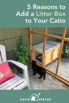 how to build a catio litter box easy - to - follow diy patio plans