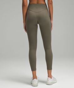 Flow, train, or restore in our versatile Wunder Under tights. This version is made from SmoothCover fabric for smoothing support as you move with added pockets to hold essentials. Designed for Yoga and Training. Intended to sit above ankle:Our SmoothCover fabric offers a supportive fit-expect these leggings to feel snug at first:The fit provides a hugged feel and stays put so you don't have to pull them up mid practice. Back drop-in pocket. Side drop-in pockets. Casual Fitted Lululemon Leggings, Casual Stretch Lululemon Leggings, Casual Stretch Leggings By Lululemon, Michelle Yeoh, Leggings With Pockets, Tight Leggings, Army Green, Women's Leggings, Lululemon Athletica