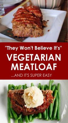 the cover of vegetarian meatloaf and it's super easy