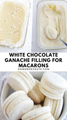 white chocolate ganache filling for macaroni and cheese