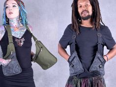 Introducing our Hand made, unisex holster shoulder pouch with tribal print detailing and adjustable straps. Comes with oodles of zipped and popper pockets, which are perfect for phones, keys and other sparkly bits and pieces. Inside and outside zipped pockets will fit all large smartphones. **THIS YEAR THE FABRIC ON THE BLACK POCKETS IS BLACK WITH GREY PRINT RATHER THAN BLACK WITH GREEN** ONE SIZE FITS ALL Please feel free to ask us any questions, and if you have time please check out our Etsy s Psytrance Festival, Rattan Diy, Travel Money Belt, Holster Bag, Nice Belts, Money Belt, Pocket Belt, Grey Prints, Mens Style