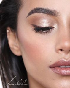 Make Up Mata, Cool Makeup, Minimal Makeup Look, Makeup Tip, Makeup For Hazel Eyes, Bridal Makeup Natural, Makeup For Blondes, Brown Eyeliner