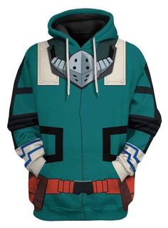 PRICES MAY VARY. Anime Deku Cosplay Hoodie MHA Anime Sweatshirts Graphic Pullover Casual Hoodies for Men and Women. Material: High quality Polyester, soft and comfortable to wear.Machine Washable. Style: Casual and workout hoodie. Anime painted make this Japanese sweater cool and the style is perfect for Christmas gift, Birthday gift for your friend or family and it is a best gift or surperise to the fan. Perfect for Christmas, Halloween, cosplay, role play, theme party, dress up, daily, casual, Deku Hoodie, Deku Cosplay, My Hero Academia Izuku, Hoodie And Sweatpants, Zipper Jacket, Anime Cosplay, Izuku Midoriya, Custom T Shirts, My Hero