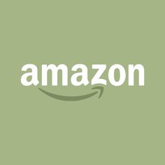 an amazon logo on a green background with the words,'amazon'in white