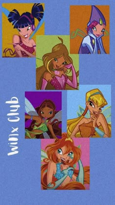 an image of disney princesses from the movie's cartoon series, which is featured in