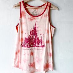 New With Tags. Official Disney Parks Dreamer Castle Tank. Mermaid Tank Top, Disney Tank Tops, Alice In Wonderland Disney, Disney Princess Tiana, Disney Tanks, Navy Blue Tank Top, Red Tank Tops, Grey Tank Top, Disney Tshirts