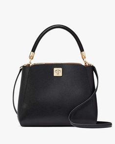 Phoebe Large Top Handle Satchel | Kate Spade Outlet Hard Decisions, Kate Spade Outlet, Logo Line, Leave Behind, Off Black, To Leave, Top Handle, Outlet, Kate Spade