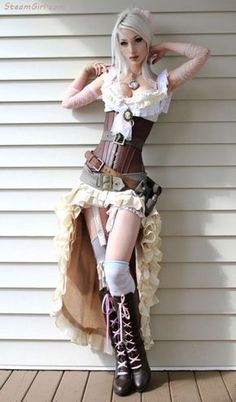 Pirata sexy Adventure Costume, Steampunk Mode, Moda Steampunk, Steampunk Women, Steampunk Goth