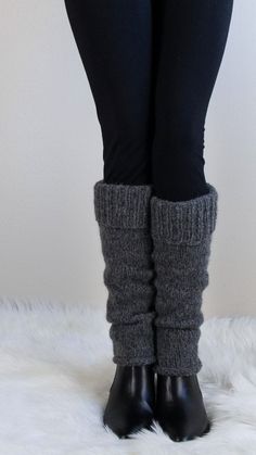 "Knitting Pattern, Women's Leg Warmers, Knit Leg Warmers, Fuzzy Legwarmers, Seamless Long Leg Warmers,  Knit Flat, Knit in the Round,  About: Available Sizes: Three Pattern Format: Written Pattern, No Chart Pattern Language: English PDF Format: Printer Friendly Skill Level: Beginner Techniques: Knit Flat (Back & Forth) Knit in the Round, Magic-Loop Method Knit in the Round Knit & Purl Stitches Yarn: Yarn Weight: Aran / Worsted Yardage: 275 - 280 yards (251 - 256 meters) Suggested Yarn: Feeling G Free Leg Warmer Pattern, Fuzzy Legwarmers, Legwarmers Knitting Pattern, Leg Warmer Pattern, Fuzzy Leg Warmers, Leg Warmers Knit, Long Leg Warmers, Leg Warmers Crochet Pattern, Leg Warmers Pattern