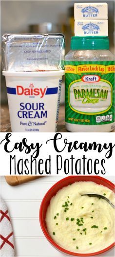 easy creamy mashed potatoes are the perfect side dish for any meal