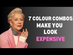 (17) 7 Colour Combinations That Make You Look Expensive & Elegant | Women's Fashion Over 50 - YouTube Best Colour Combinations Clothes, Expensive Color Combination, Colour Combinations Clothes, Well Dressed Women Classy, Combination Outfit, Dress Etiquette, Pink Satin Blouse, Functional Wardrobe, Elegant Style Women