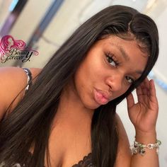 Using #beautyforeverhair 13*4 HD Lace 150% Straight 24 inches #beautyforeverhair #highlights #explore #explorepage #frontal #wigs #haircolor Wig Products, Beauty Forever, 100 Human Hair Wigs, Malaysian Hair, Straight Lace Front Wigs, Peruvian Hair, Long Straight Hair, Wigs For Women, Human Hair Wig