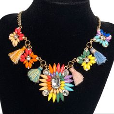 Brand New Inventory!! Colorful Summertime Costume Jewelry To Make Any Outfit Stand Out. 21” Adjustable Gold Toned Hardware Tags For Exposure On My Other Listings Boho Chic Bohemian Diamond Silver Gold Platinum Titanium Cubic Zirconia Simulated Diamonds Bracelets Necklaces Earrings Wedding Birthday Anniversary Engagement Mother’s Day Gift Stud Jewelry Display Dangle Pendant Teardop Moissanite Swarovski Fun Multicolor Spring Jewelry, Colorful Necklaces For Summer Party, Colorful Necklace For Summer Party, Colorful Summer Party Necklaces, Casual Multicolor Necklaces For Party, Spring Bohemian Vacation Necklaces, Rainbow Bohemian Jewelry For Spring, Bohemian Rainbow Jewelry For Spring, Spring Rainbow Bohemian Jewelry