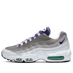 Nike Air Max 95 LV8 'Grape' AO2450-101 (SNKR) 95 Nike, Nike Air Max 95, Air Max 95, Blue