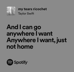 an ad for spotify with the caption'and i can go anywhere i want to