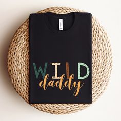 custom gift  //  Looking to outfit the whole family in matching tees? Send me a message! Our graphic t-shirts are soft and comfortable, perfect for any occasion. They can be dressed up or down, styled with rolled sleeves, or tied in a knot for a trendy look. We offer a variety of designs, including "Wild One," "Wild Mama," "Wild Mom," "Wild Daddy," "Wild Grandpa," and more. If you need a different size or color, feel free to reach out to us! Need a different size or color? Just send me a message Wild One Birthday Shirt, Mama And Mini, Wild One Birthday, 1st Birthday Outfit, First Birthday Shirts, Safari Jungle, Zoo Animal, 1st Birthday Outfits, Matching Tees