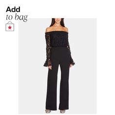 in stock Black Lace Jumpsuit, Lace Jumpsuit, Women's World Cup, Jumpsuit Online, Womens Capris, Preschool Outfits, Lace Bodice, Adrianna Papell, Baby Clothes Shops