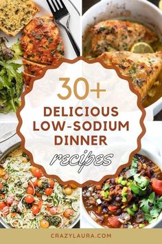 the top 50 delicious low - sodium dinner recipes