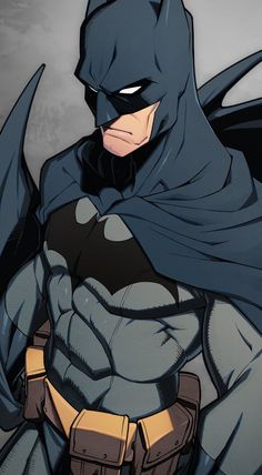 the batman is standing with his hands on his hips