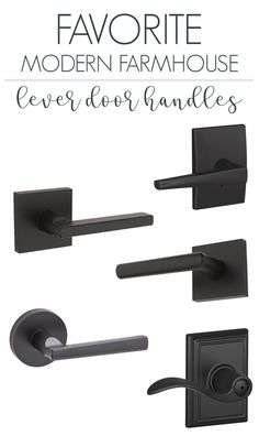 the favorite modern farmhouse house levers and handles are available in various finishes