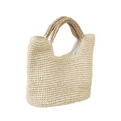 Sun Bleach Opal Raffia Handbag - The Well Appointed House