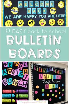 bulletin board with the words welcome back to school written on it