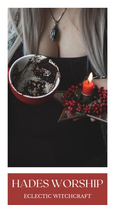 a woman holding a plate with a cake on it and a candle in her hand