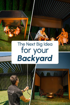 the next big idea for your backyard is to make it look like an outdoor space