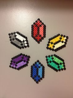 Edm Perler, Zelda Rupees, Perler Creations, 8bit Art