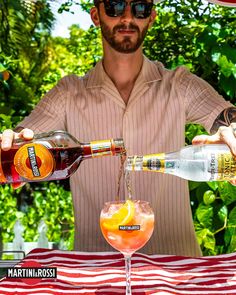 When the sun is shining as bold as the citrus flavor in MARTINI & ROSSI® Fiero Vermouth, you know it’s time for some 50/50 cocktails. Tonic Water, Sun Is Shining, You Know It, The Sunshine