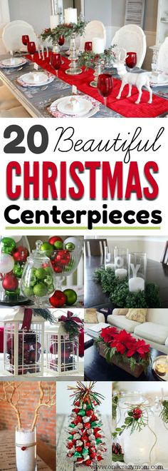 20 beautiful christmas centerpieces that are perfect for any holiday table decorating theme