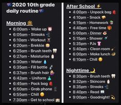 Morning Routine With School, School Morning Routine 4 Am, 4 Am Morning Routine Schedule, School Morning Routine 6:00 Am To 7:20, Morning Routine Elementary School, Morning Routine Ideas For School, School Morning Routine With Workout, School Morning Routine 6:00 Am To 7:40