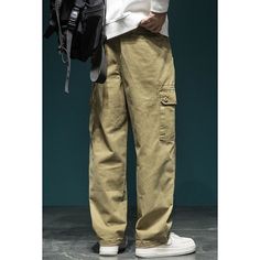 Retro Washed Functional Military Black Cargo Pants Fabric: 100% cotton Size: M, L, XL, 2XL, 3XL, 4XL Multiple Color Selections: Khaki, Black, Gray  Season: Spring, Fall, Summer, Winter Green Cargo Pants, Black Cargo Pants, Military Army, Black Cargo, Mens Bottom, Cargo Pants, Pants, Black