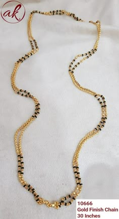 Gold Mangalsutra Designs Latest Unique, Lacha Design, South Indian Mangalsutra, Long Mangalsutra, Simple Necklace Designs, Wedding Jewelry Sets Bridal Jewellery