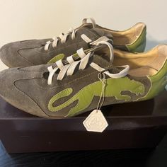 Rare Colorway...Like New In Box. Only Worn Once. Originally Cost $260 From Nordstrom. Size 11 Women's Puma Tennis Shoes Green Leather Puma Sneakers, Puma Tennis, Puma Tennis Shoes, Tennis Shoes, Womens Sneakers, Tennis, Like New, Athletic Shoes, Nordstrom