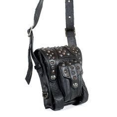 I wanted a bag that would fit my wallet, iPhone, camera, passport, a sketch book, and my keys. It also needed to not be boring. My bag holds everything I want it to and exudes punk cool. Studs galore, monkey skull zipper pulls that I carved and cast in brass, brass snaps with my signature antlers, and an adjustable over the shoulder strap. Front snap pocket and hidden back zip pocket. I love how tough this leather is as a material-this bag is built to withstand the playa dust from Burning Man an Monkey Skull, Sci Fi Jewelry, Ny Subway, Over The Shoulder Bag, My Wallet, Concert Aesthetic, Over The Shoulder Bags, Studs Men, Iphone Camera