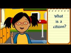 a cartoon girl with glasses is next to a notepad that says how has transportation changed?