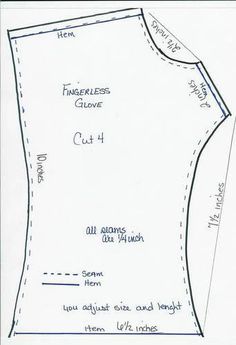 the front and back side of a sewing pattern for a top with an attached collar