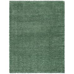 a green rug on a white background