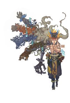 0. Hang Nguyen, 5 Elements, Have Inspiration, 캐릭터 드로잉, Arte Fantasy, Character Concept