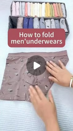 How To Fold Boxer Shorts, How To Fold Mens Boxer Briefs, Folding Boxers Briefs, How To Fold Boxers Briefs, How To Fold Jeans