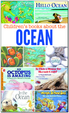 children's books about the ocean with text overlay that reads children's books about the ocean