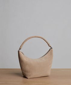 Medium Crescent Bag Crescent Bag, Jenni Kayne, The Medium, White Bag, Handbag Accessories, Suede Leather, Crescent, Shoulder Strap, Stuffed Mushrooms