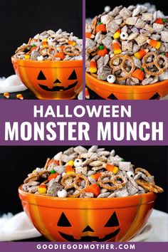 halloween monster munch recipe in a bowl